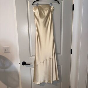 Revelry Leo Satin Bridesmaid Dress